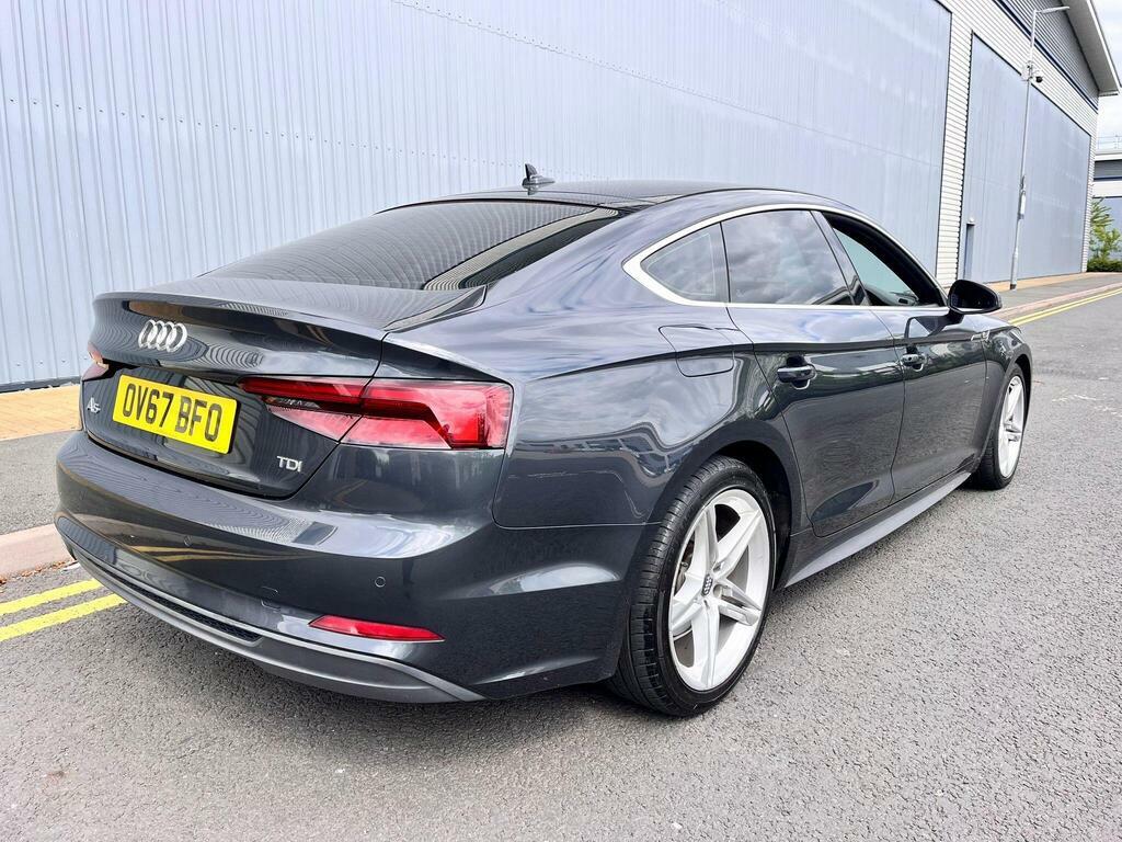 Audi A5 2.0 Tdi S Line Sportback S Tronic Euro 6 Ss OV67BFO Grey #4