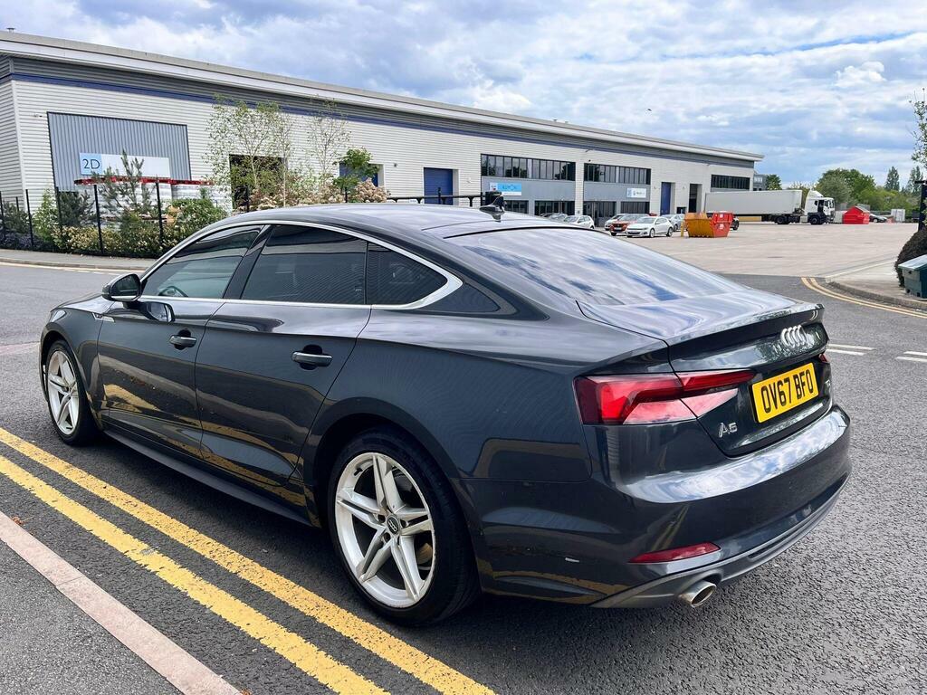 Audi A5 2.0 Tdi S Line Sportback S Tronic Euro 6 Ss OV67BFO Grey #5