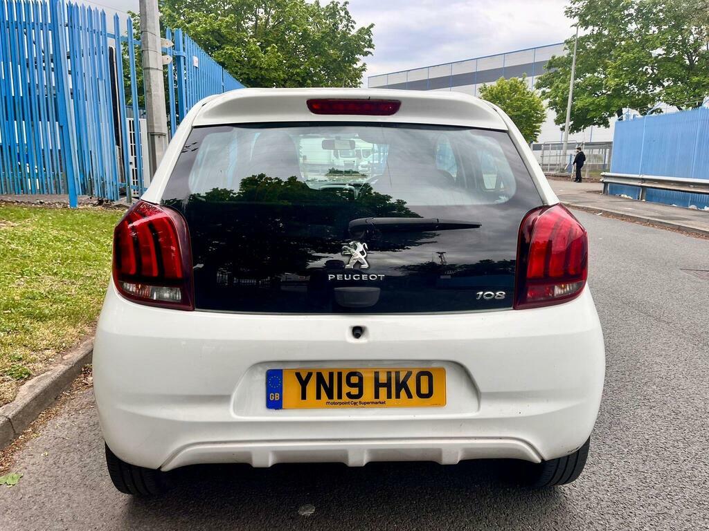Peugeot 108 1.0 Active Euro 6 S S YN19HKO White #6