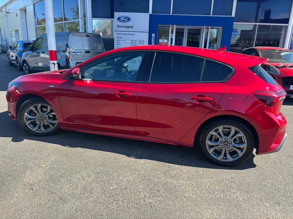 Ford Focus 1.0T Ecoboost Mhev St-line Hatchback Hy GX74MHA Red #4