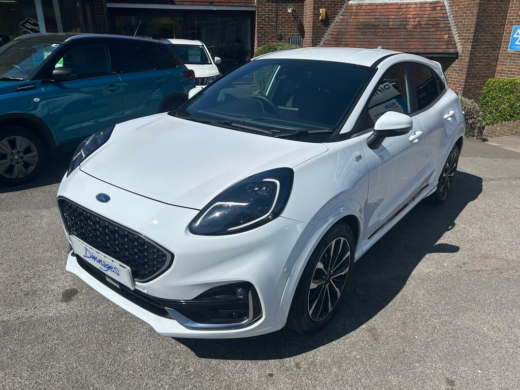 Ford Puma 1.0T Ecoboost Mhev St-line Vignale Suv GX23LLT White #3