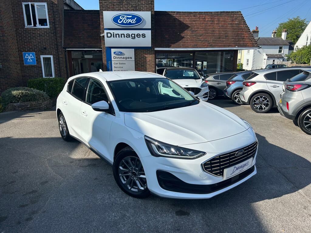 Ford Focus 1.0T Ecoboost Mhev Titanium Hatchback H White