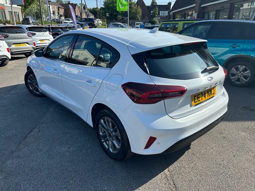 Ford Focus 1.0T Ecoboost Mhev Titanium Hatchback H CE74NWJ White #5