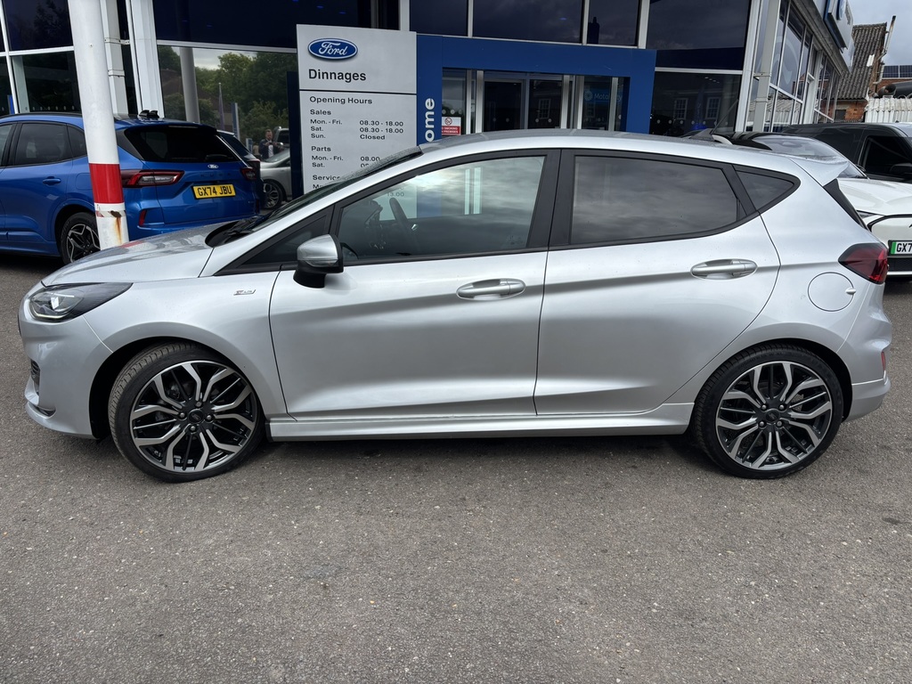 Ford Fiesta 1.0T Ecoboost St-line X Hatchback Manua GX23NMA Silver #4