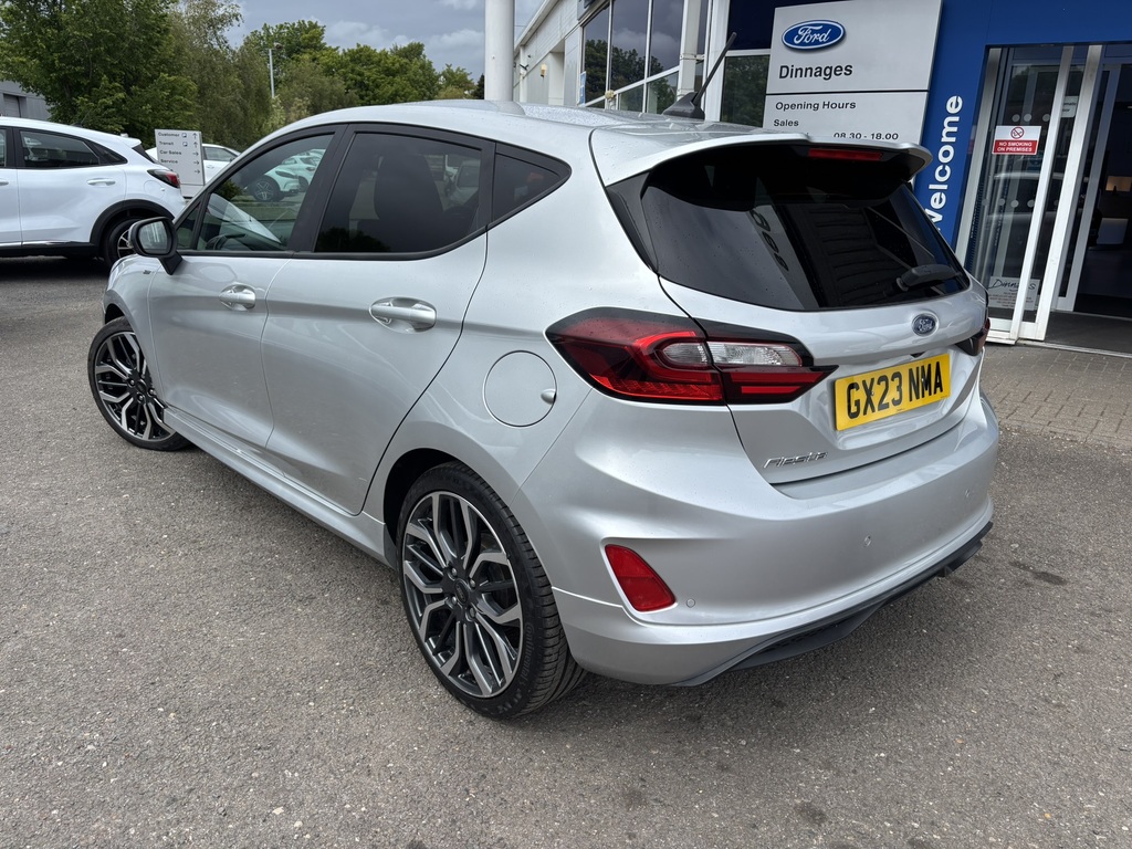 Ford Fiesta 1.0T Ecoboost St-line X Hatchback Manua GX23NMA Silver #5