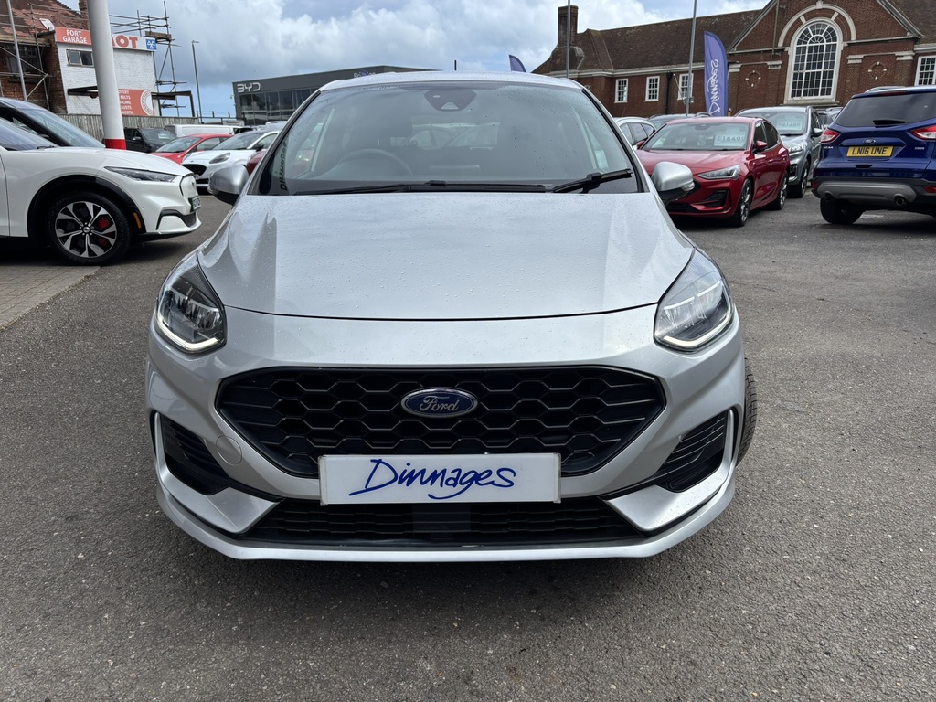 Ford Fiesta 1.0T Ecoboost St-line X Hatchback Manua GX23NMA Silver #2