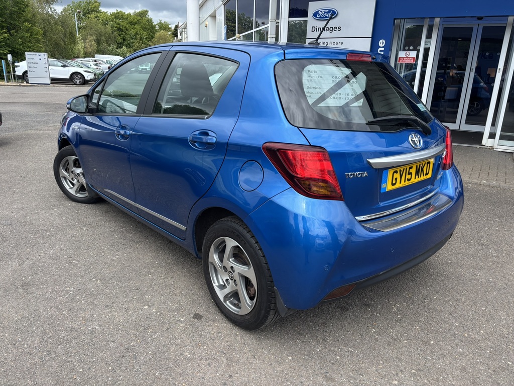 Toyota Yaris 1.5 Vvt-h Icon Hatchback Hybrid E-cvt E Blue #5