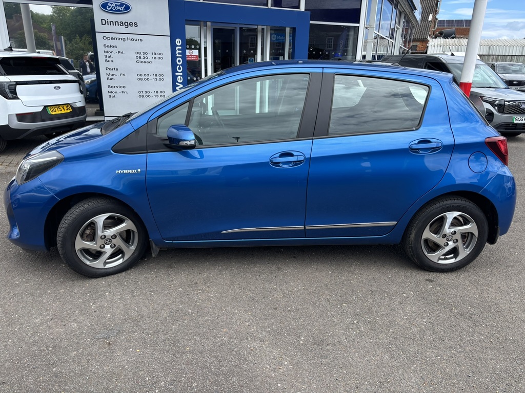 Toyota Yaris 1.5 Vvt-h Icon Hatchback Hybrid E-cvt E Blue #4