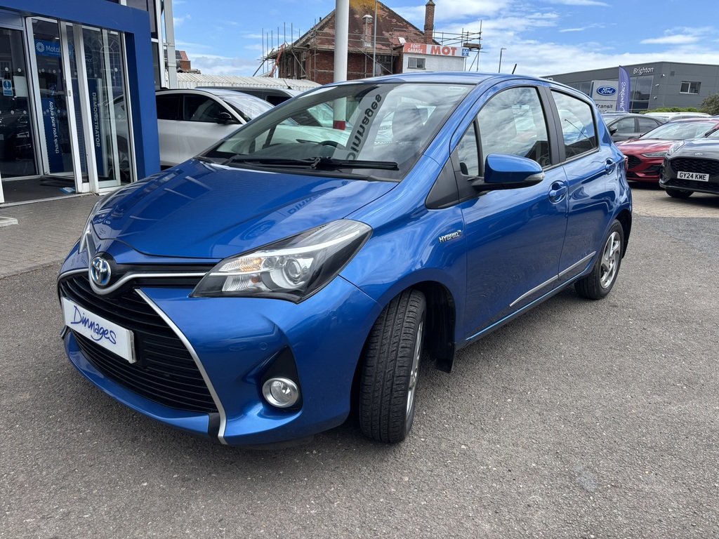 Toyota Yaris 1.5 Vvt-h Icon Hatchback Hybrid E-cvt E Blue #3