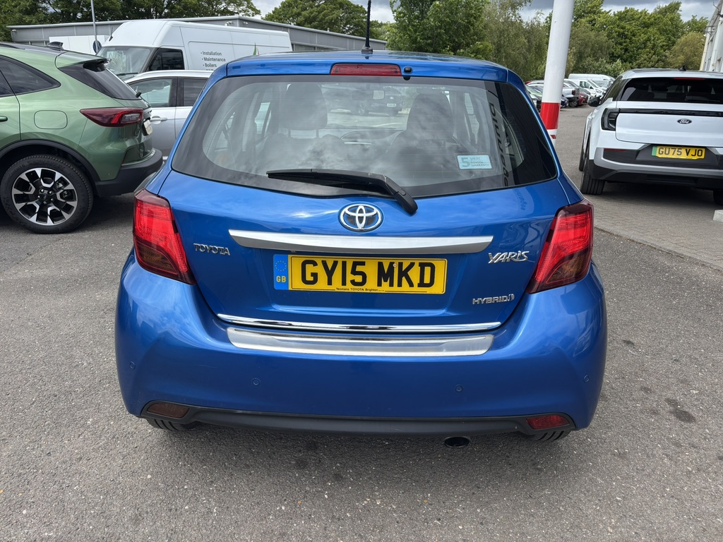 Toyota Yaris 1.5 Vvt-h Icon Hatchback Hybrid E-cvt E Blue #6