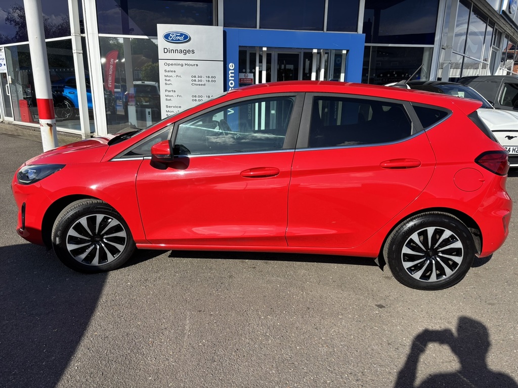 Ford Fiesta 1.0T Ecoboost Titanium Hatchback GY72BHK Red #4