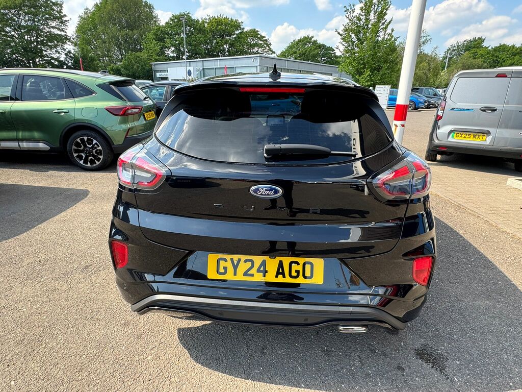 Ford Puma 1.0T Ecoboost Mhev St-line X Suv Hybrid GY24AGO Black #4