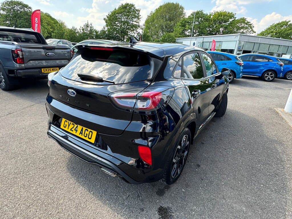Ford Puma 1.0T Ecoboost Mhev St-line X Suv Hybrid GY24AGO Black #3