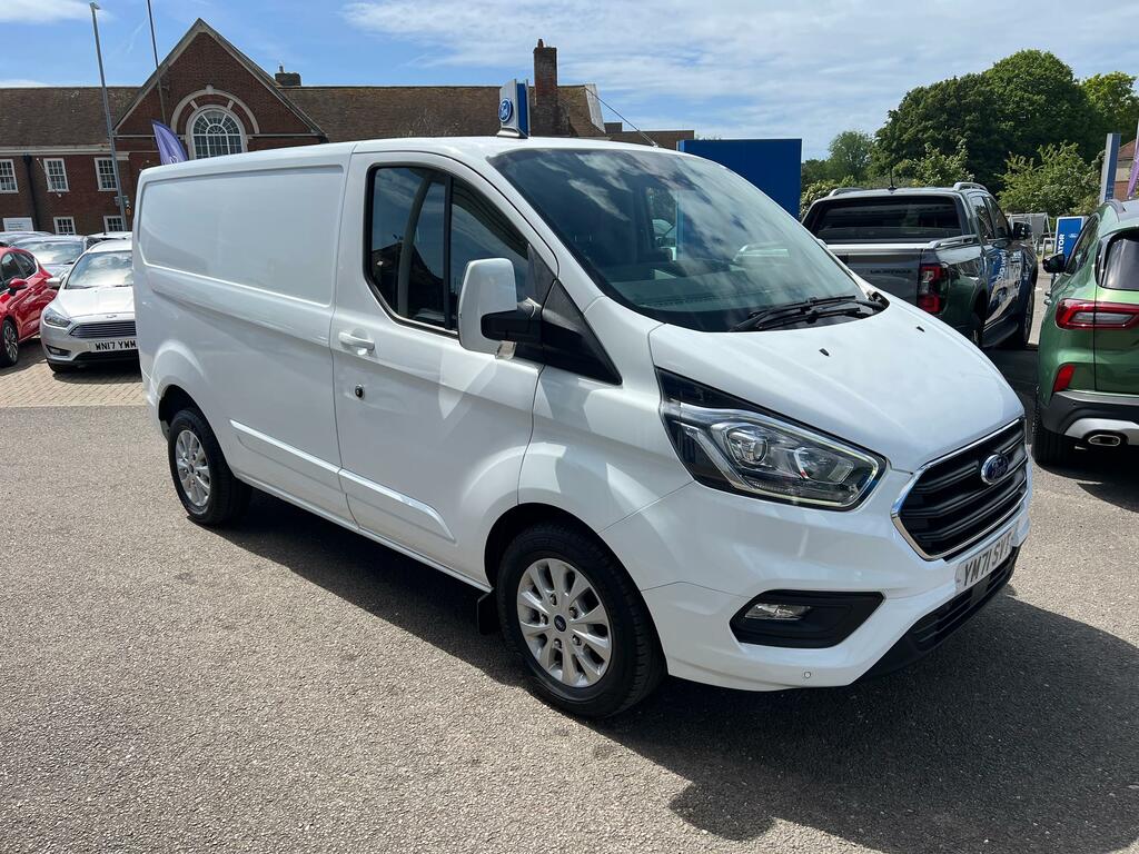 Ford Transit Custom 2.0 280 Ecoblue Limited Panel Van Manua YM71SVT White #2
