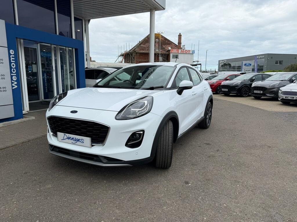 Ford Puma 1.0T Ecoboost Mhev Titanium Suv Hybrid GY73FJA White #3