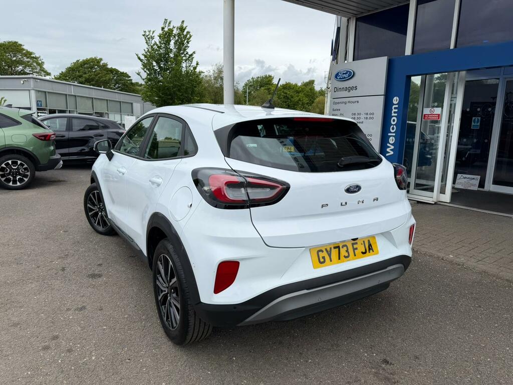Ford Puma 1.0T Ecoboost Mhev Titanium Suv Hybrid GY73FJA White #5