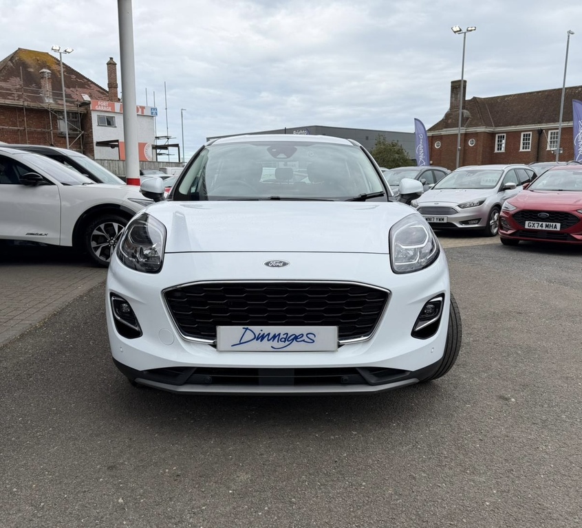 Ford Puma 1.0T Ecoboost Mhev Titanium Suv Hybrid GY73FJA White #2