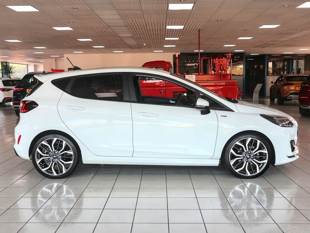 Ford Fiesta 1.0 St-line X Edition Ecoboost Mhev VE72AYW White #6
