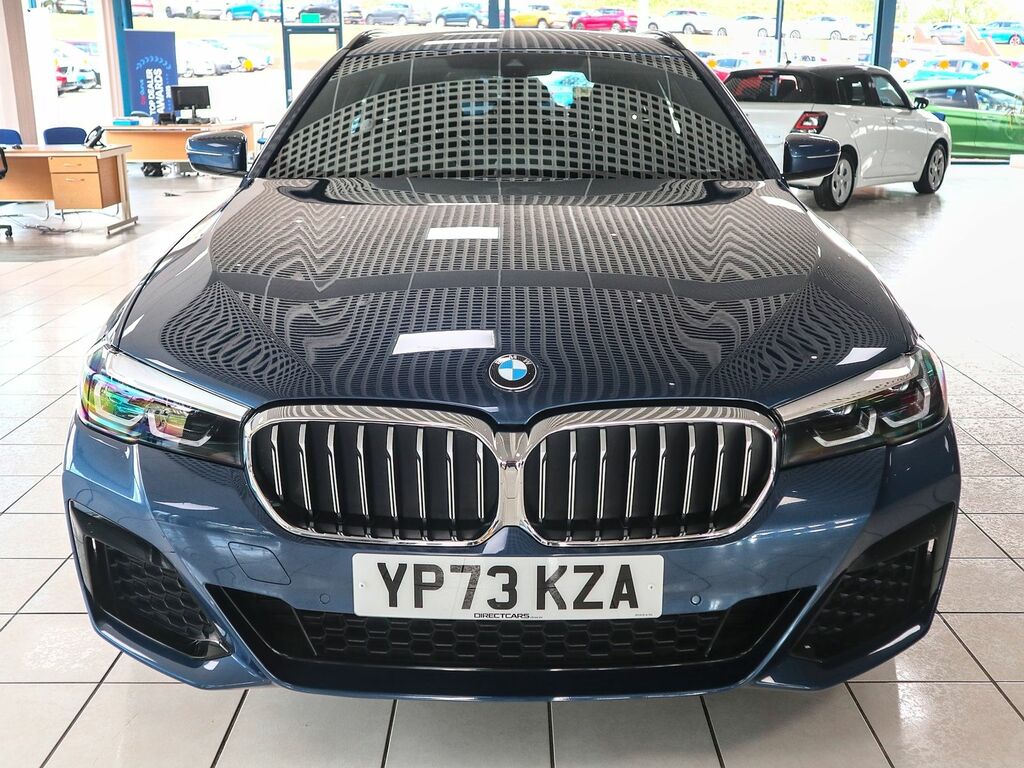 BMW 5 Series 2.0 520D M Sport Touring Mht Steptronic YP73KZA Blue #5