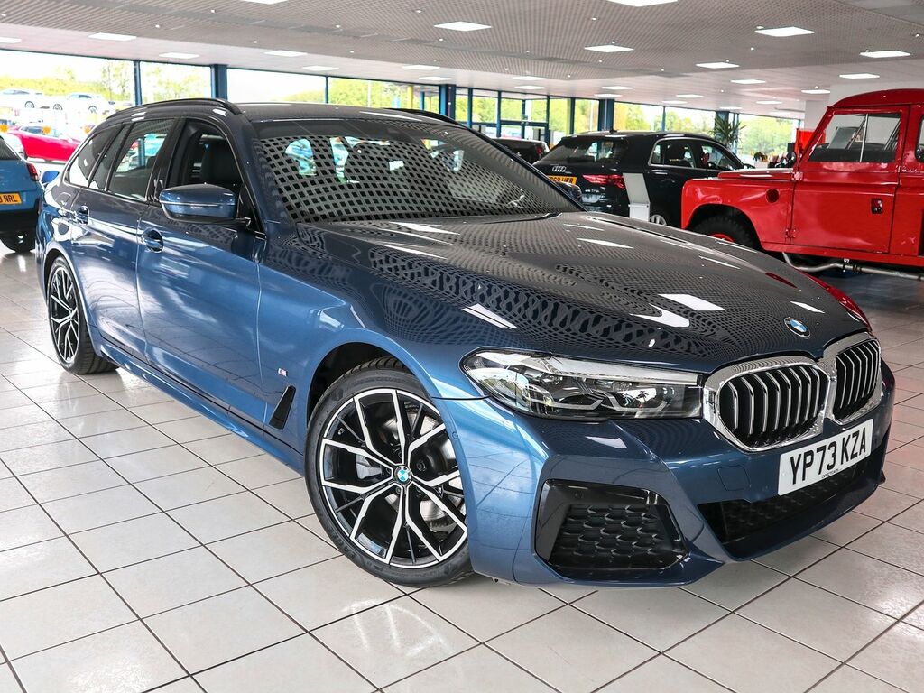 BMW 5 Series 2.0 520D M Sport Touring Mht Steptronic Blue