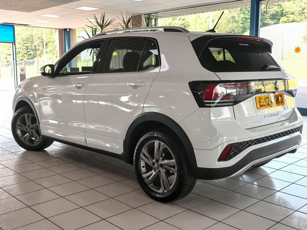 Volkswagen T-Cross 1.0 R-line Tsi Dsg EJ24NKO White #2