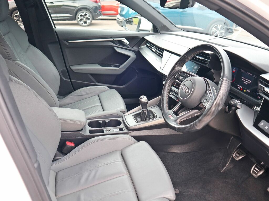 Audi A3 1.0 S Line 30 Tfsi SD72YLP White #3