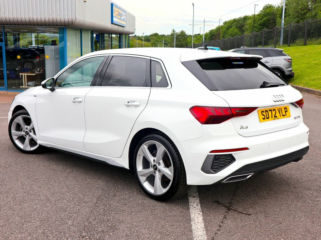Audi A3 1.0 S Line 30 Tfsi SD72YLP White #2