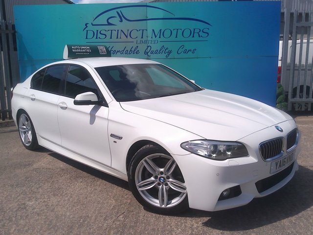 BMW 5 Series 520D M Sport Saloon White