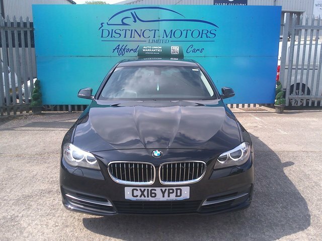 BMW 5 Series 520D Se Saloon CX16YPD Black #2