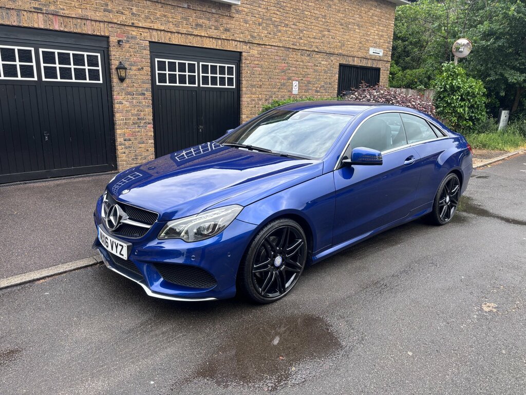 Mercedes-Benz E Class 2.1 E220d Amg Line Edition Coupe G-tron Blue