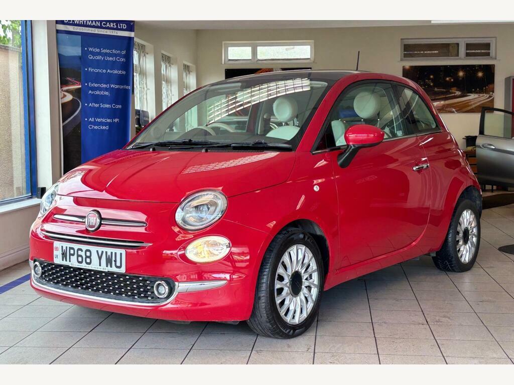 Fiat 500 1.2 Lounge Euro 6 S S WP68YWU Red #3