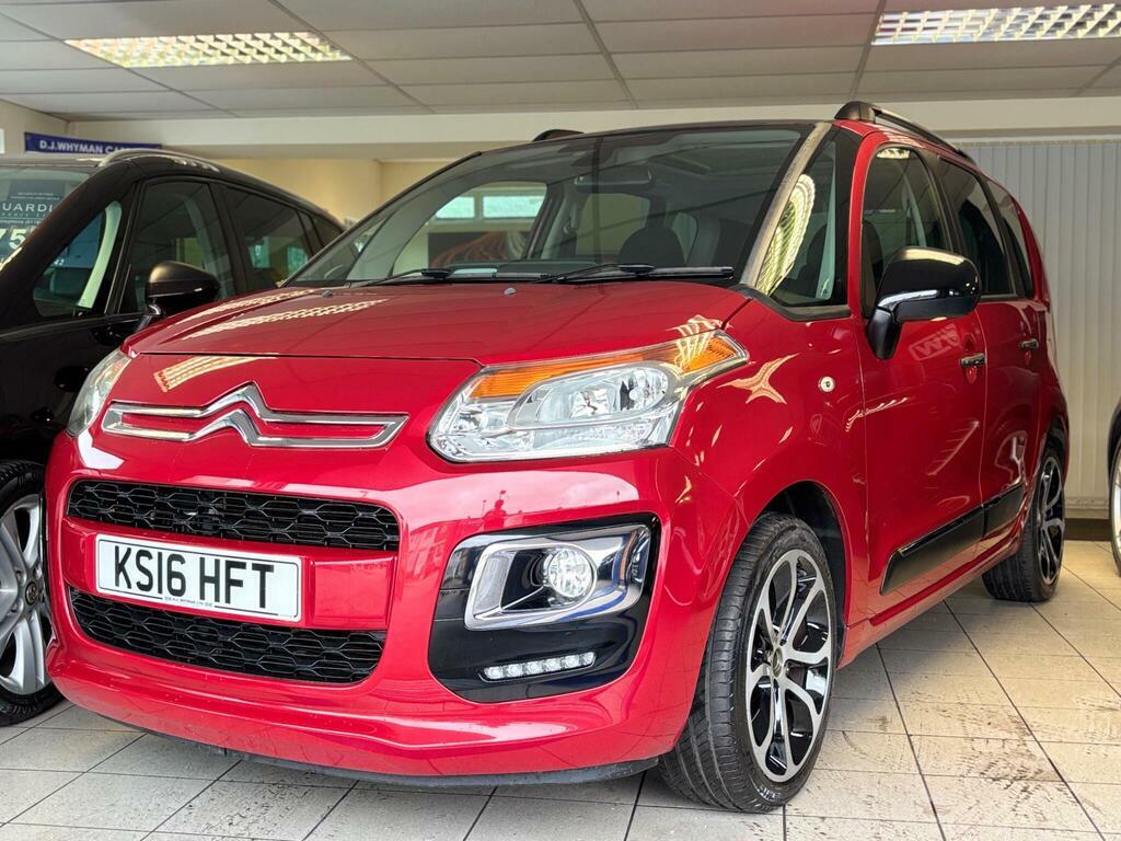 Citroen C3 Picasso 1.6 Bluehdi Platinum Euro 6 KS16HFT Red #4
