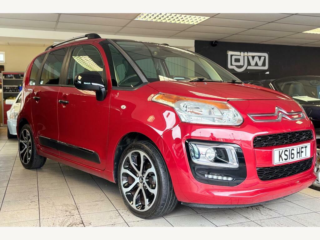 Citroen C3 Picasso 1.6 Bluehdi Platinum Euro 6 Red