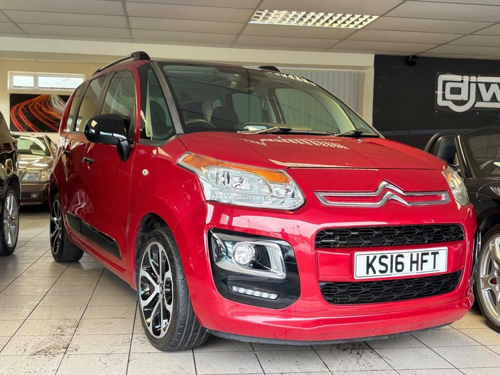 Citroen C3 Picasso 1.6 Bluehdi Platinum Euro 6 KS16HFT Red #2
