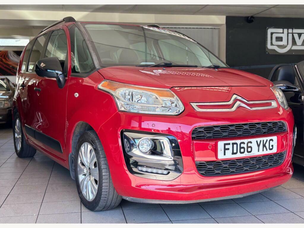 Citroen C3 Picasso 1.2 Puretech Edition Euro 6 FD66YKG Red #2