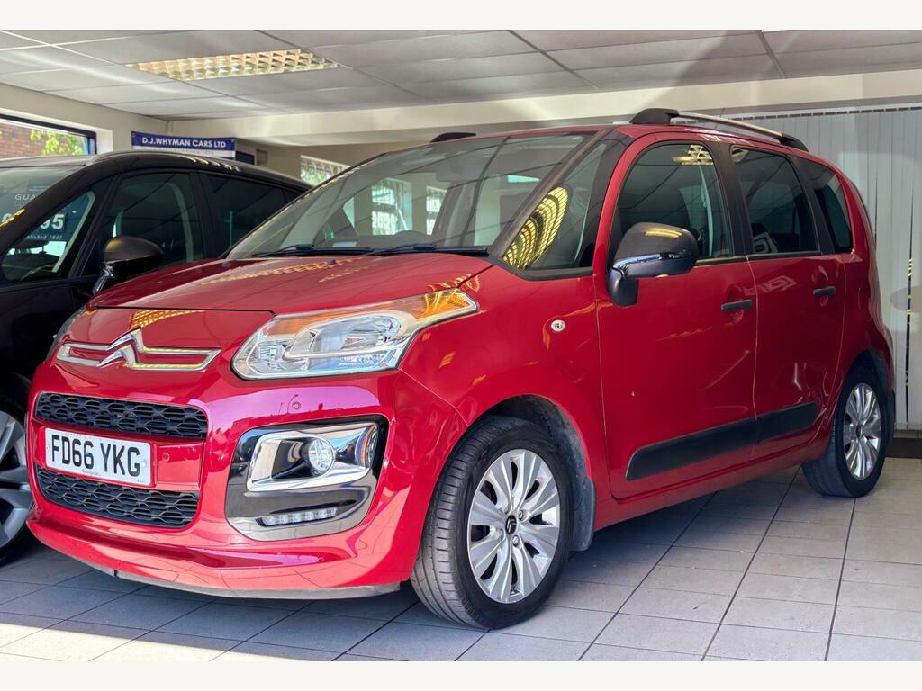 Citroen C3 Picasso 1.2 Puretech Edition Euro 6 FD66YKG Red #4