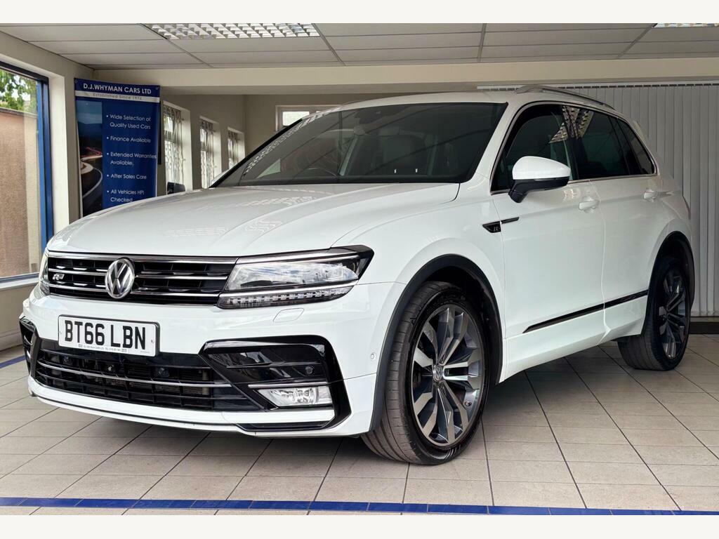 Volkswagen Tiguan 2.0 Tdi Bluemotion Tech R-line Dsg 4Motion Euro 6 BT66LBN White #3