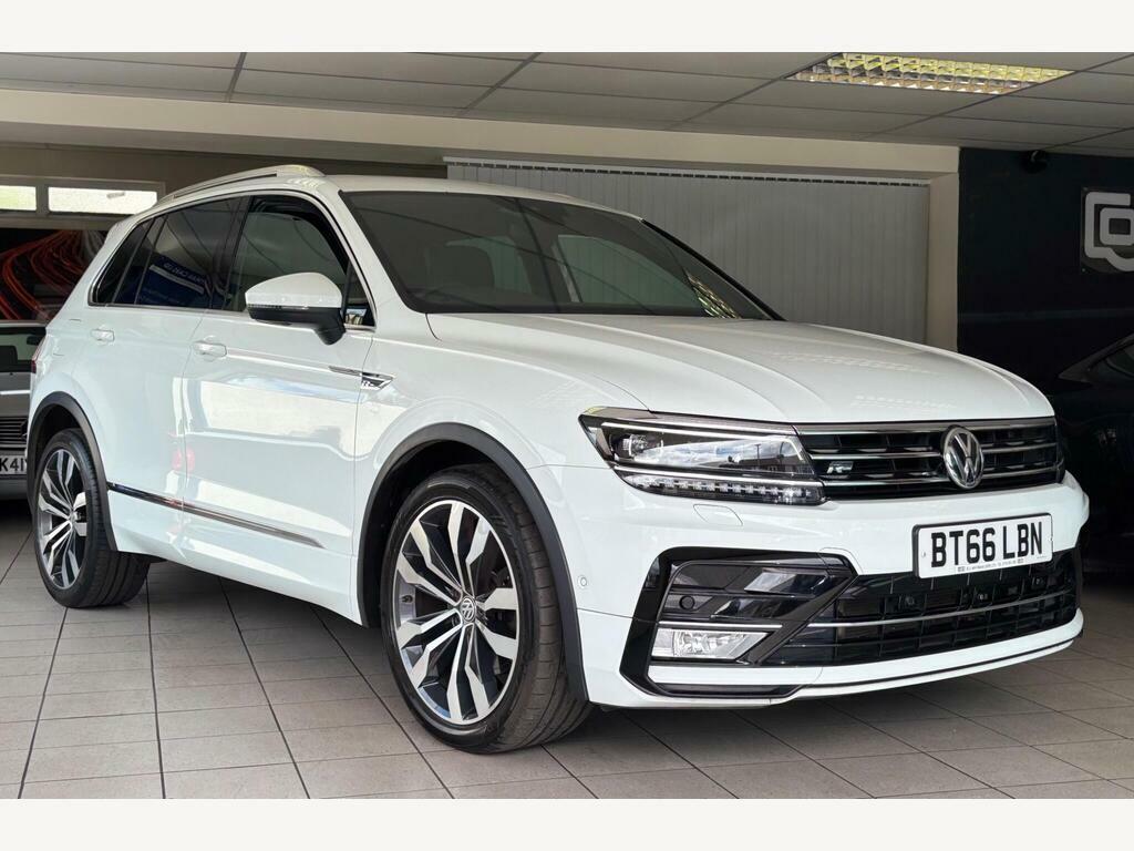Volkswagen Tiguan 2.0 Tdi Bluemotion Tech R-line Dsg 4Motion Euro 6 White