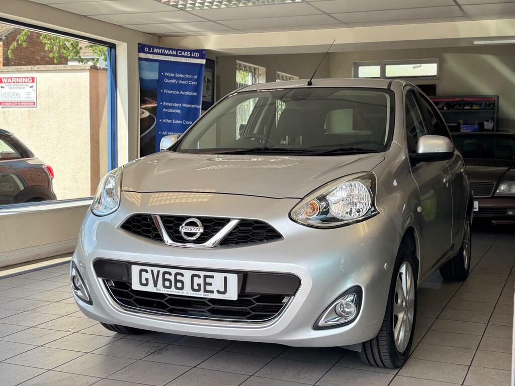 Nissan Micra 1.2 N-tec Euro 6 GV66GEJ Silver #6