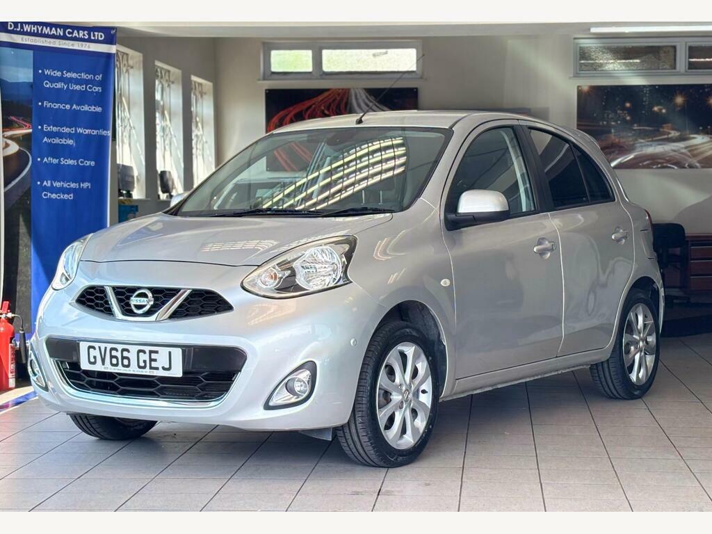 Nissan Micra 1.2 N-tec Euro 6 GV66GEJ Silver #3