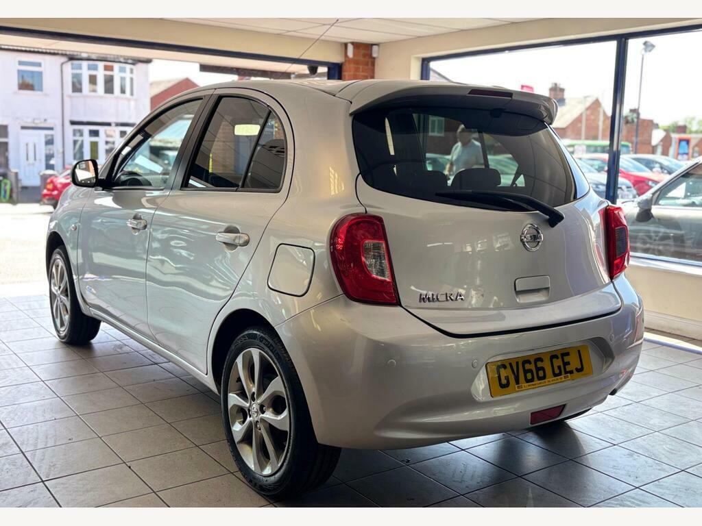 Nissan Micra 1.2 N-tec Euro 6 GV66GEJ Silver #4