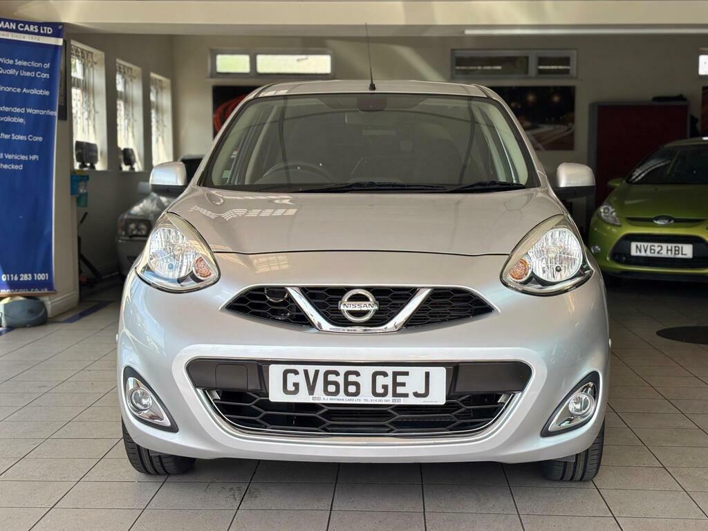 Nissan Micra 1.2 N-tec Euro 6 GV66GEJ Silver #2