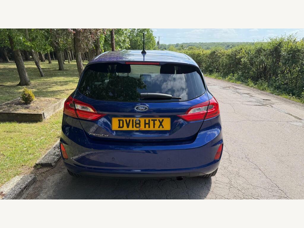 Ford Fiesta 1.0T Ecoboost Titanium Euro 6 S S DV18HTX Blue #4