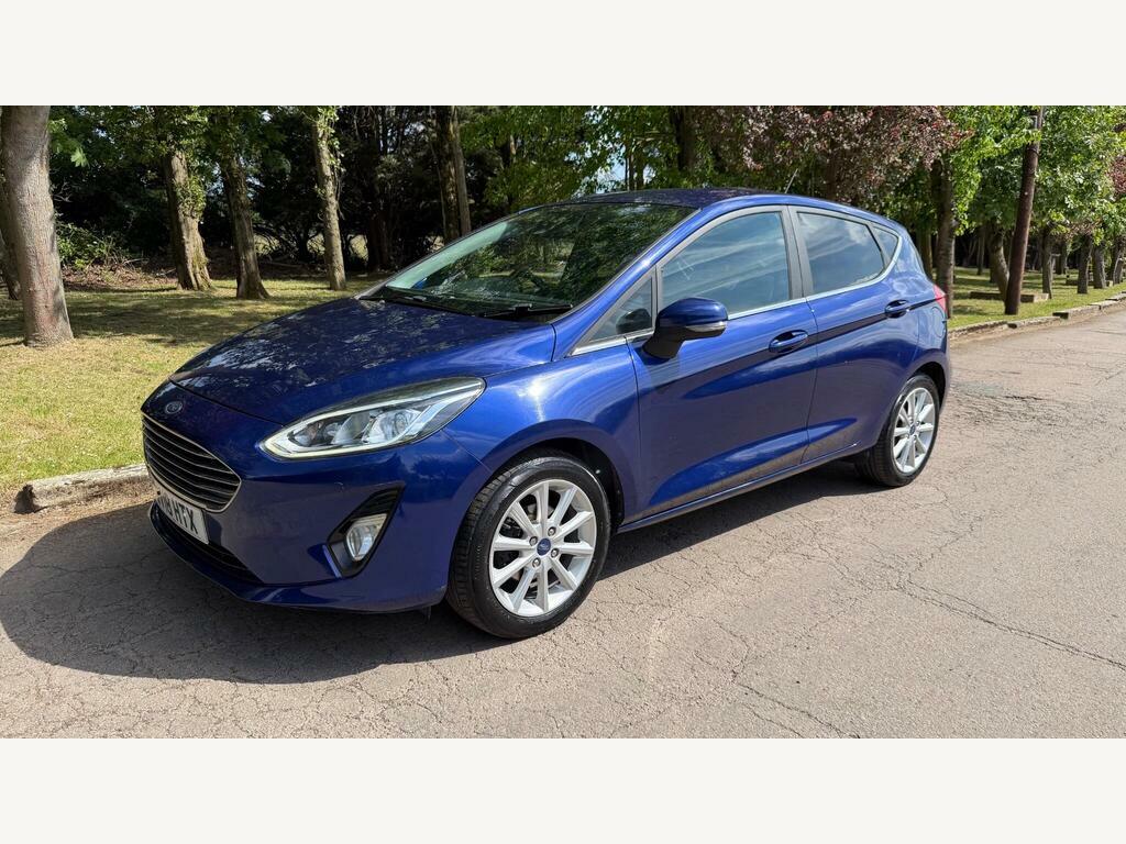 Ford Fiesta 1.0T Ecoboost Titanium Euro 6 S S DV18HTX Blue #2