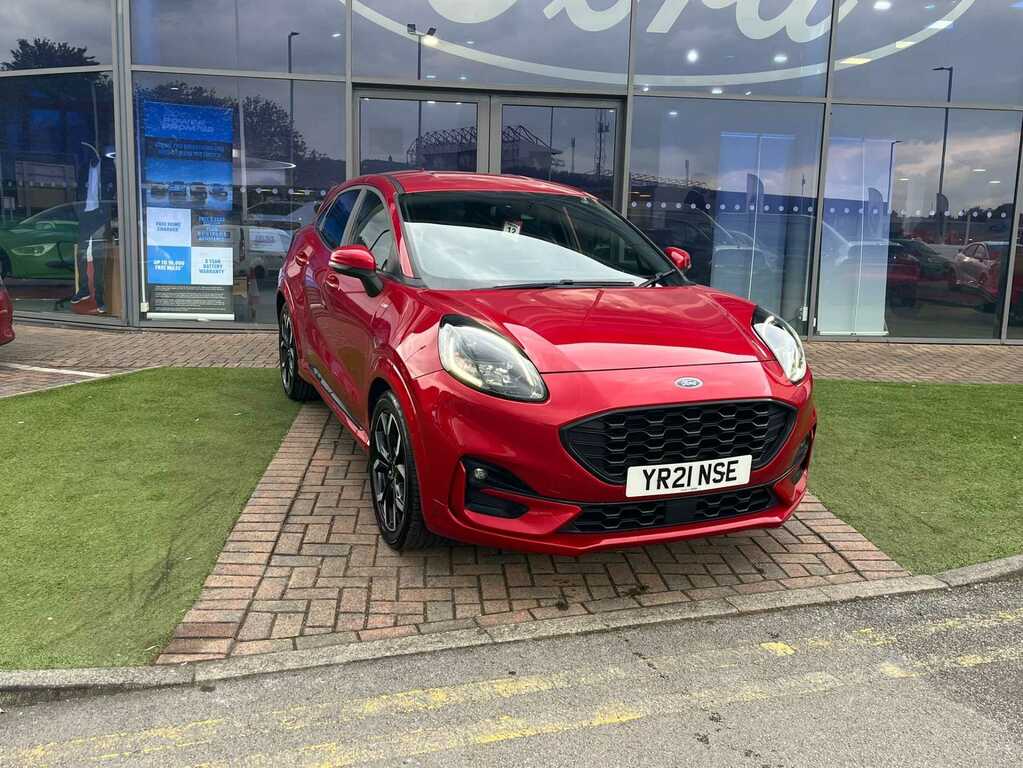Ford Puma 1.0 Ecoboost Hybrid Mhev St-line X Red