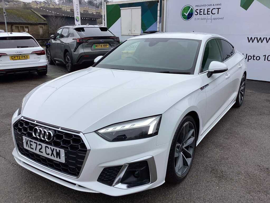 Audi A5 35 Tdi S Line S Tronic KE72CXW White #5