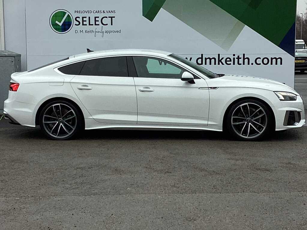 Audi A5 35 Tdi S Line S Tronic KE72CXW White #2