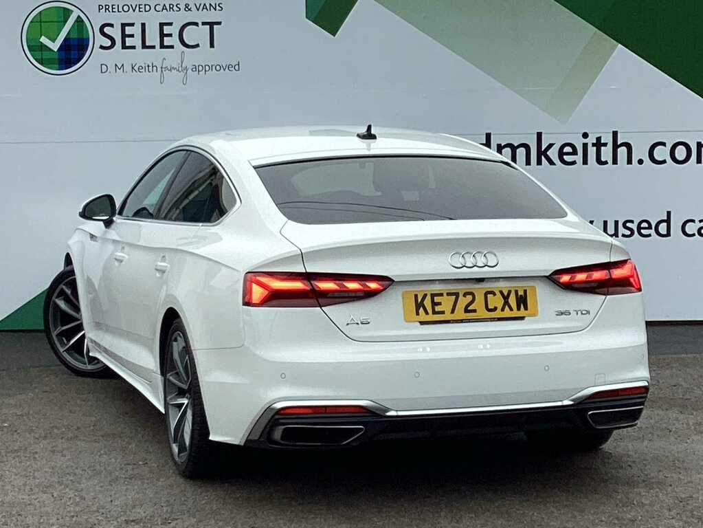 Audi A5 35 Tdi S Line S Tronic KE72CXW White #3