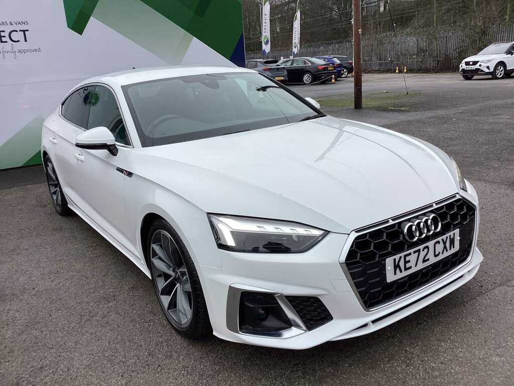 Audi A5 35 Tdi S Line S Tronic KE72CXW White #4