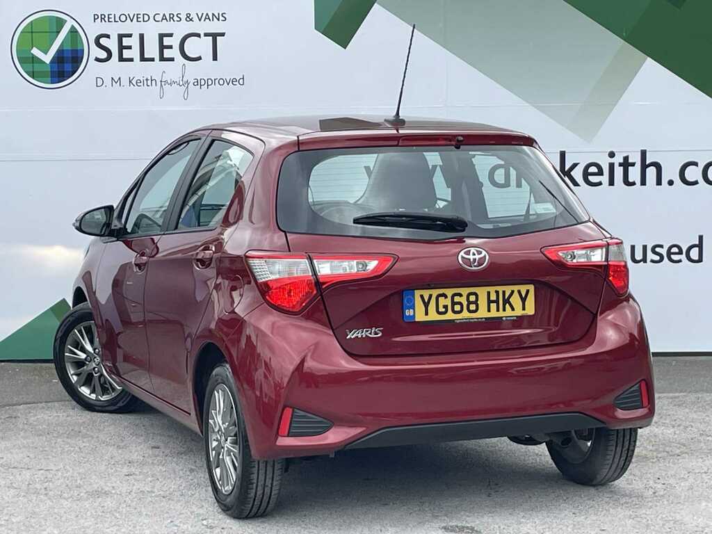 Toyota Yaris Icon Vvt-i Cvt Red #3